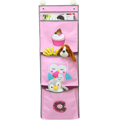 

hugmii children set up hanging wall wall after the door storage multi-purpose shelves cute cartoon storage bag yellow aircraft