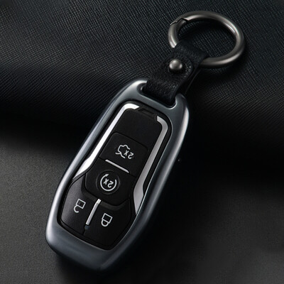 

Huafu Ford Key Bag Explorer Taurus Mustang Key Bag Buckle Case Moonlight Silver - Gift Box Smart B