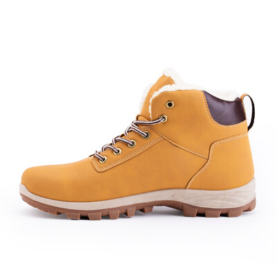 

Mr.zuo Winter new cashmere warm outdoor anti-skid tooling shoes