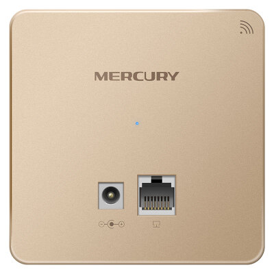 

Mercury (MERCURY) MIAP300D Gold Edition 300M беспроводной AP Panel 86 отель бизнес-класса Villa точка доступа Wi-Fi для управления питанием переменного тока