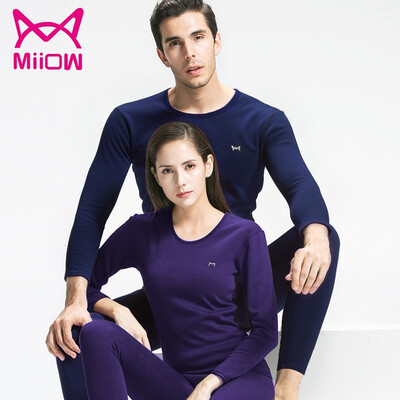 

MiiOW mens&womens cashmere warm thickening underwear set