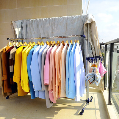 

Bao Youni multi-function drying rack retractable stainless steel hanger household pulley hanger DQ0812