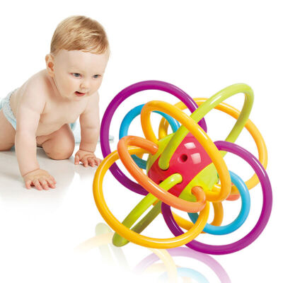 

Living Stone 778 Manhattan Hand Ball Baby Teether Juggle Ball Baby Can Bite Boiled Mojo Wand Educational Toys Newborn Toys 0-3-6-12 Months Children 0-1 Years