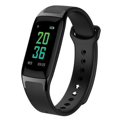 

Demon MOONPI smart bracelet B11 color touch heart rate&blood pressure sleep monitor large screen WeChat content display call reminder more exercise mode magic black