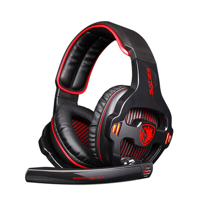 

Sades SA903 Gaming Headset Black-red