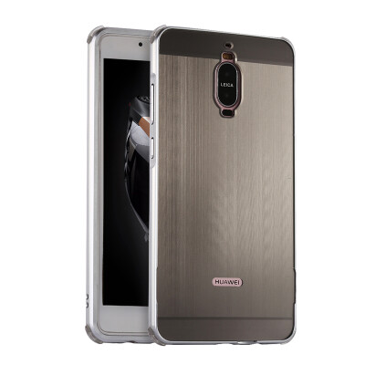 

Luxury Case for Huawei Mate 9 Pro Aluminum Bumper+Acrylic Panel Back Glossy Business Cover for Huawei Mate 9 Pro