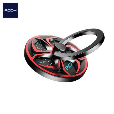 

ROCK phone holder ring buckle lazy holder metal phone button Apple iphone6s 78 X Huawei millet android universal spinning top - red