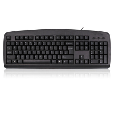 

Shuangfeiyan A4TECH KB-8 waterproof wired keyboard wired keyboard computer keyboard notebook keyboard USB interface