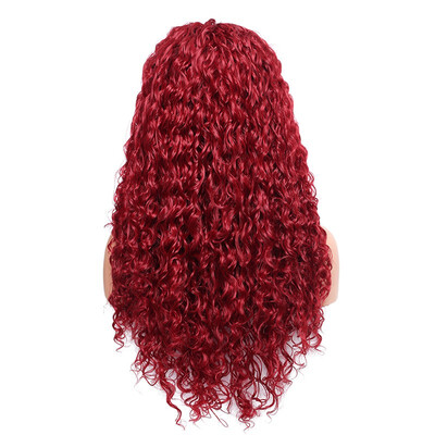 

Real Thick Brazilian Lace Front Hair Wig Heat Resistant Long Wigs Pink Gray