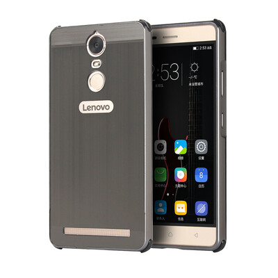 

Корпус для Lenovo K5 Примечание Алюминиевый бампер + акриловая панель Назад Глянцевая обложка для ноутбука Lenovo Vibe K5 Note Pro