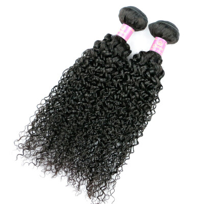 

Hot Queen Hair Kinky Curly Wave Brailizn Virgin Hair 2 Bundles 14 Inch Unprocessed Brazilian Human Hair Curly