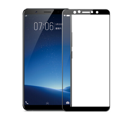 

Langke vivo X20 tempered film full screen cover tempered film HD explosion-proof mobile phone protection film for vivo X20 black