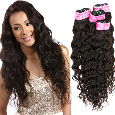 

Mink 8A Malaysian Virgin Hair Water Wave Extension 4 Bundles Remy Human Hair Weave Curly Hair Wefts Unprocessed