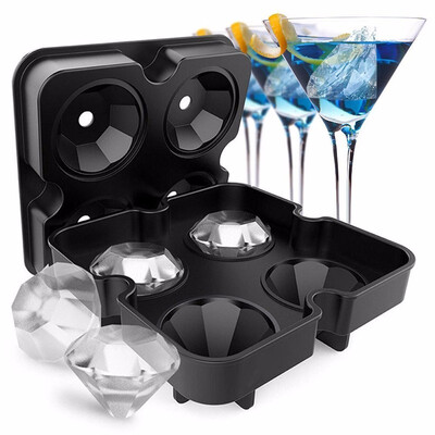

Outdoor Diamond-Shaped Ice Cube Tray Silicone Easy Release