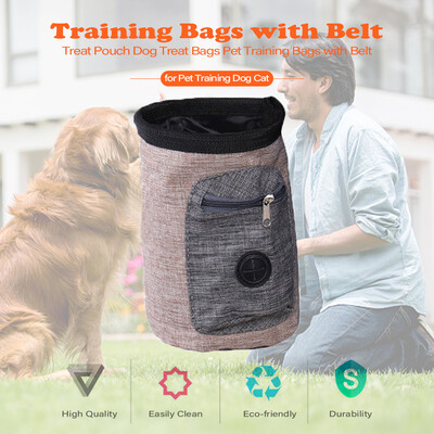 

Treat Pouch Dog Treat Bags Pet Training Bags with Belt Waterproof for Pet Training Dog Cat Food Toy