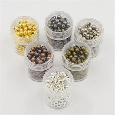 

PH PANDAHALL 5 Box Assorted Color Iron Spacer Beads