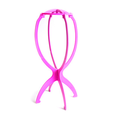 

Portable Folding Plastic Stable Durable Wig Hair Hat Cap Holder Stand Display Tool Wig Stand
