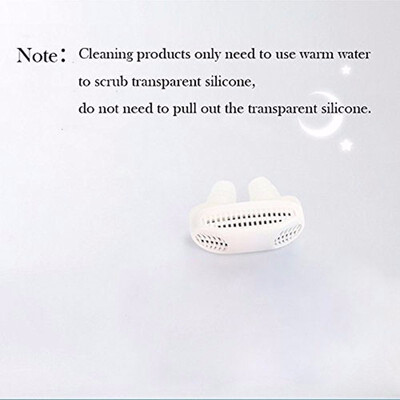

Outdoor 2-in-1 Anti Snoring&Air Purifier Sleeping Breath Aid Nose Clip Snore Stopper to Ease Breathing Snoring