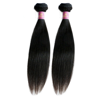 

Brazilian Virgin Hair Straight Cheap Queen Hair Products Brazilian Straight Hair 2 Bundles 14 Inch Human Hair 100g Each Bundles