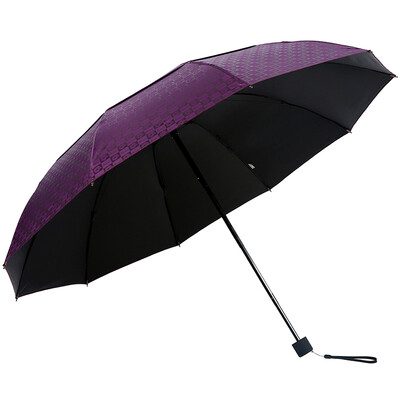 

Paradise umbrella to strengthen the double-layer breathable hitting black plastic 30 sunny umbrella 31841E deep purple