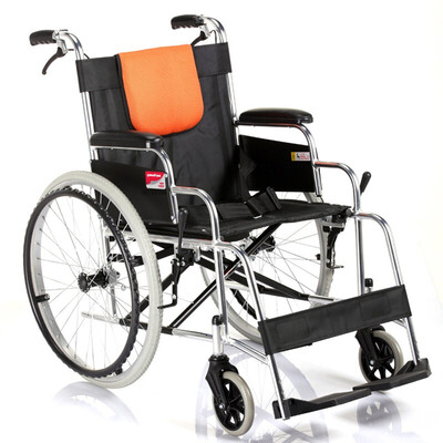 

YUWELL wheelchair reinforced aluminum soft seat folding H062 inflatable lightweight elderly hand wheelchair car scooter