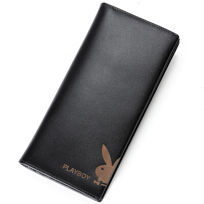

Playboy PLAYBOY Mens Long Wallet Multi-card Wallet Business Casual Multi-Function Card Men PAA0091-11 Black