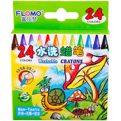 

FLOMO FLOMO 24 цвета картины инструмент для детских игрушек - моющиеся мелки 10-0824
