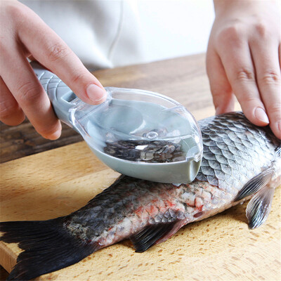 

Fish Scale Scraper With Lid Kitchen Gadgets