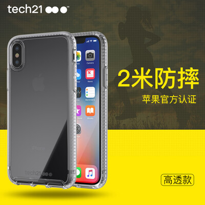 

Tech21 Apple, iPhoneX (5,8 дюймов) падение сопротивления оболочки сотовый телефон модели через Apple, iPhone 10 Apple, телефон оболочки защитный рукав тонкой оболочки падение сопротивления высокой проницаемостью