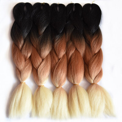 

1pcspack Chorliss 24" Ombre Braiding Hair Crochet Braids Synthetic Crochet Hair Extension 100gpack