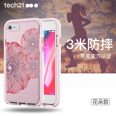 

tech21 Apple iPhone7 8 47 inches flower drop phone shell Apple 78 protective sleeve pink