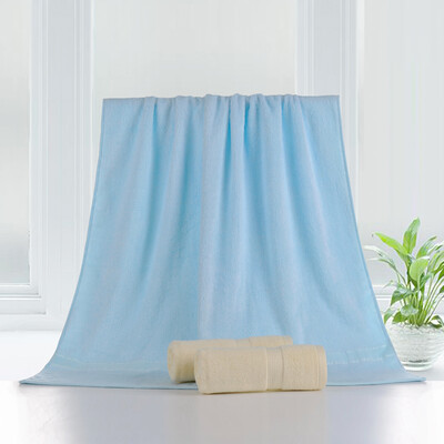 

Bamboo fiber pure color bath towel