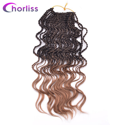 

1pcspack 14 inch Curly Senegalese Twist Crochet Braids 35 Roots Synthetic Braiding Hair Extension Low Temperature Fiber