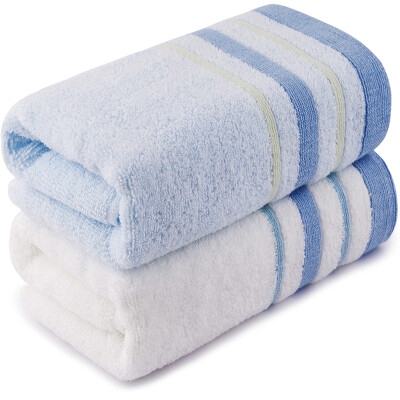 

Sanli towel textile cotton satin towel 2 loaded 33 × 72cm soft absorbent facial wash towel