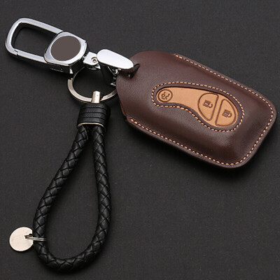 

Hua Yi BYD key bag BYD leather key set key ring protection cover modified special coffee brown