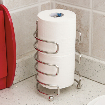 

Jingdong Supermarket Ou Runzhe paper towel rack stainless steel plus diameter wire kitchen towel paper towel seat