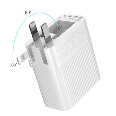 

Зарядное устройство Bose Baseus Apple / Android / Type-C Зарядная головка Быстрая зарядка Dual U для iPhone X / 8/7 / 6s / plus / ipad / Huawei Xiaomi с беспроводным зарядным устройством White