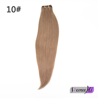 

Remeehi Full Head 16"~24" Thick Invisible Miracle Wire Flip In Remy Human Hair Extensions Any Colors 120g Width 28CM