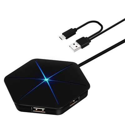 

Основной лед статуя (ICE COOREL) расширение высокоскоростной USB2.0 OTG с шестью HUB концентратор SD чтения карт памяти TF компьютер был задержан 6 мини-USB разветвитель конвертер