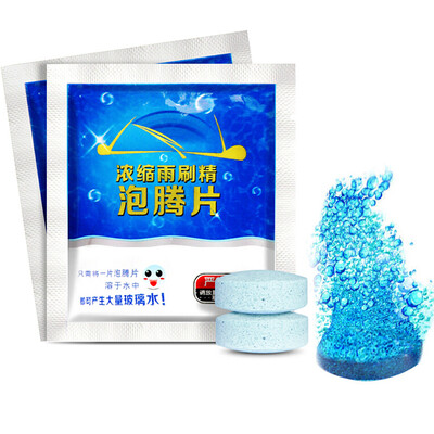 

Merope car wiper fine effervescent tablet solid rain brush water car glass water top 4L glass water 5 pieces