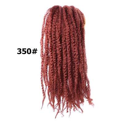 

8 inch Ombre Marlybob Crochet Braids 3pcs/pack Afro Kinky Twist Hair 90g/pack Synthetic Crochet Hair Extensions