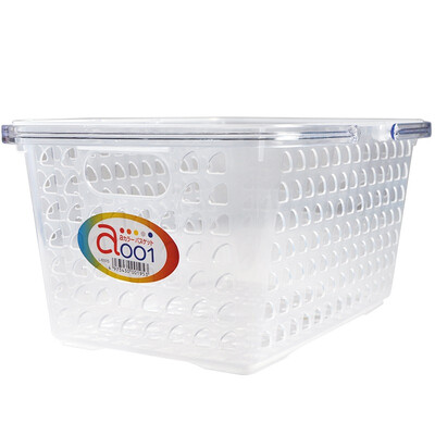 

SANADA imported bathroom multi-function storage basket color sundries handle basket red L-8925C