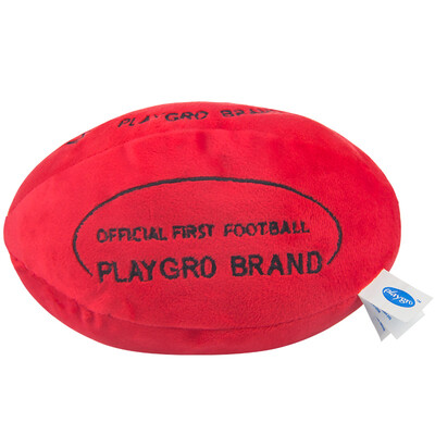 

Playgro sent Gaole infant baby rattle toy hand catch ball plush bell red football can bite Australia imported more than 6 months
