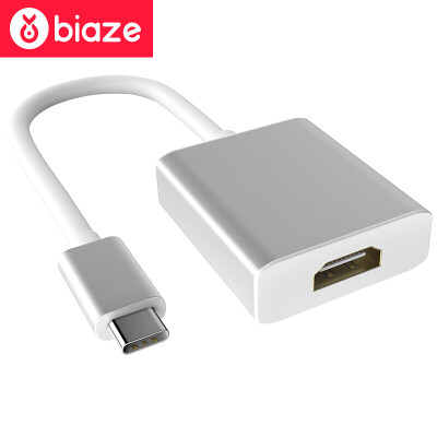 

Biya Zi (BIAZE) Type-C to HDMI Converter USB3.1 to HDMI Adapter New Macbook TV Projector Monitor ZH14 Aluminum