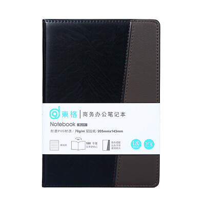 

Dongge BL01 stitching business office leather book notepad diary 25K120 pages