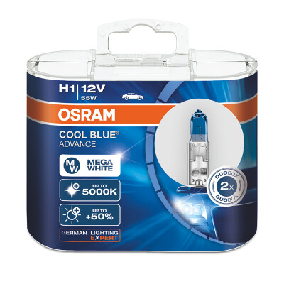 

OSRAM OSRAM halogen upgrade lamp HB3 dazzling blue series 9005CBA color temperature 5000K brightening 50 12V car headlights high beam is subject to vehicle matching results