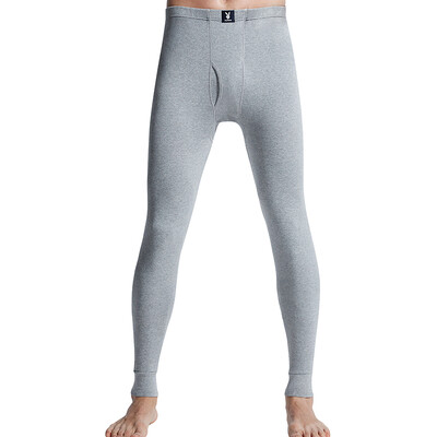 

Playboy men&39s comfort elastic cotton dark root foundation warm pants men&39s bottom single pants men light linen gray