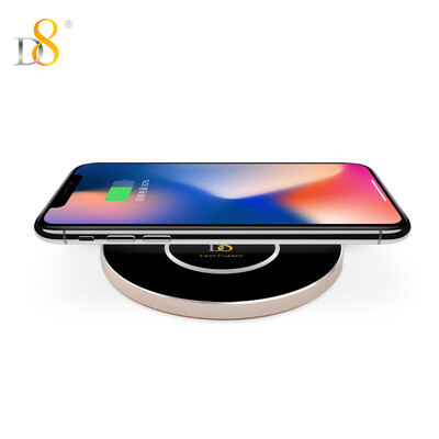 

D8 iPhone8 8plus wireless charger Apple genuine original QI Samsung S8 Android D8 mobile phone eight common X black