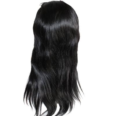 

130%Density & 180% Density Full Lace Human Hair Wig For Black Women Straight Natural Color Non Remy Brazilian Hair Wig With Pre Pl