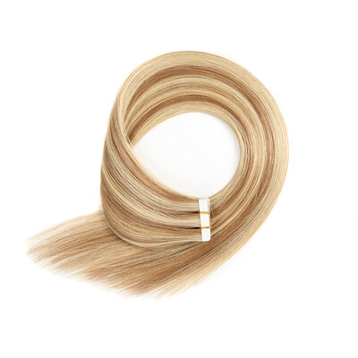

Chorliss Tape In Human Hair Extensions 16”Remy Brazilian Straight Hair 100% Human Hair 20pcs/pack 40g/pack